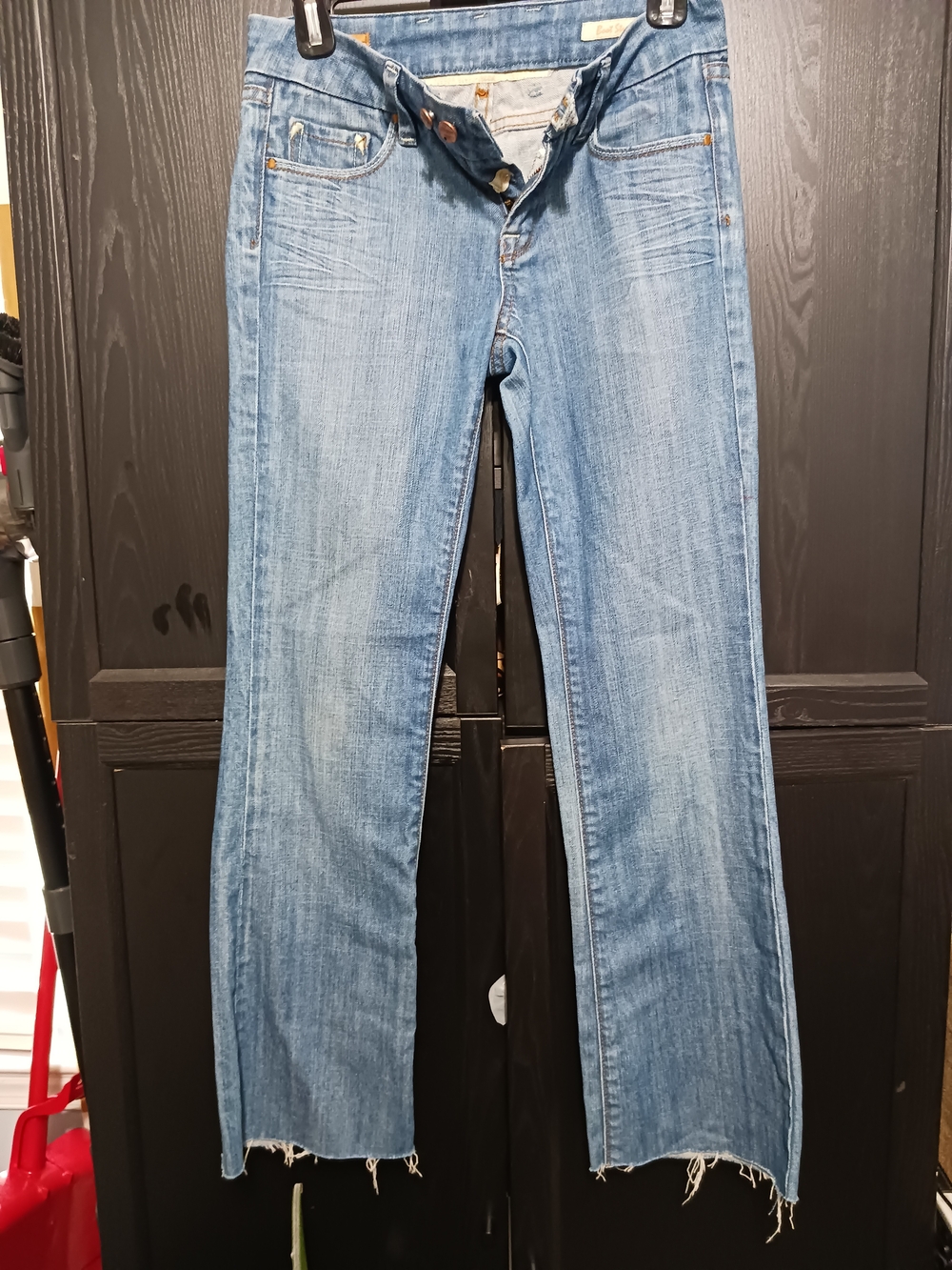 Vigoss Light Blue Flared Wide-Leg Jeans